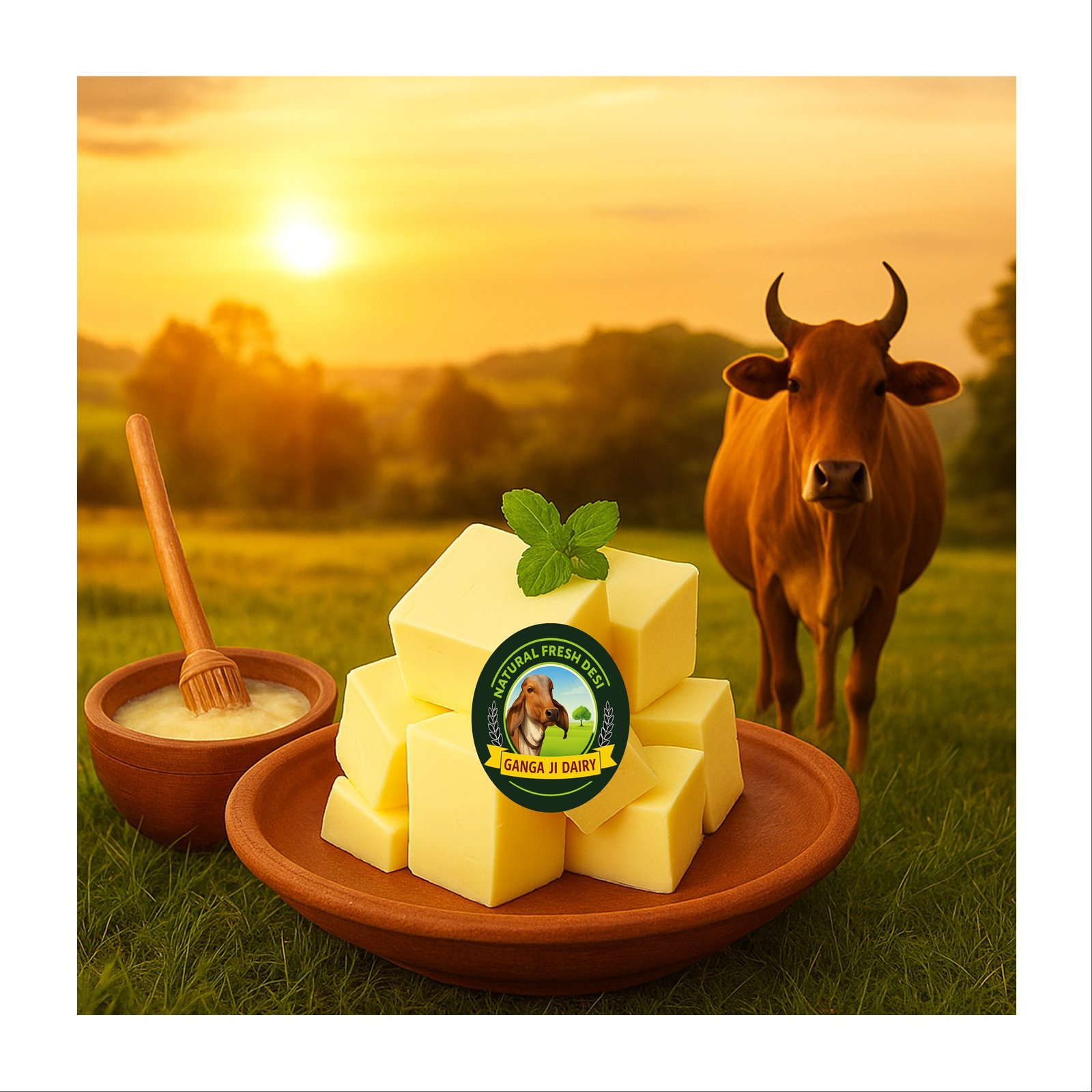 Cow Bilona Butter - Traditional hand-churned cow butter