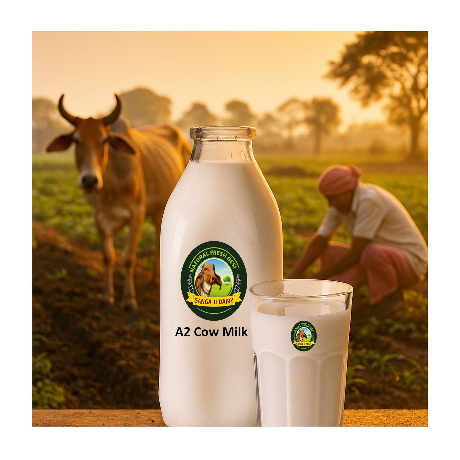 Cow Milk - Pure A2 milk from desi cows